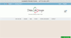 Desktop Screenshot of italiadeisogni.com